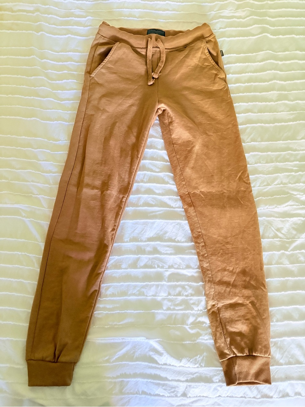 Eddie Bauer Kid’s Large Cozy Caramel Drawstring Joggers